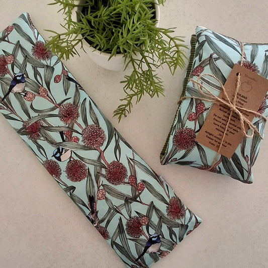 Rectangle heat pack Blue Wren