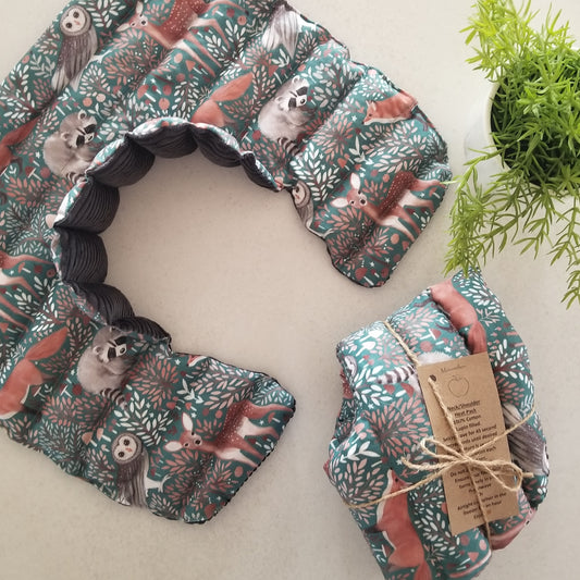 Neck/shoulder heat pack Woodland Creatures